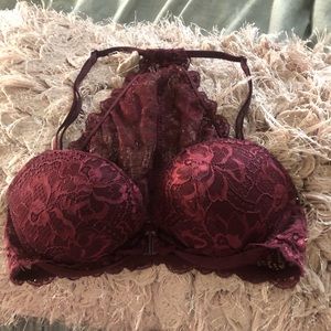 Pink maroon bralette.